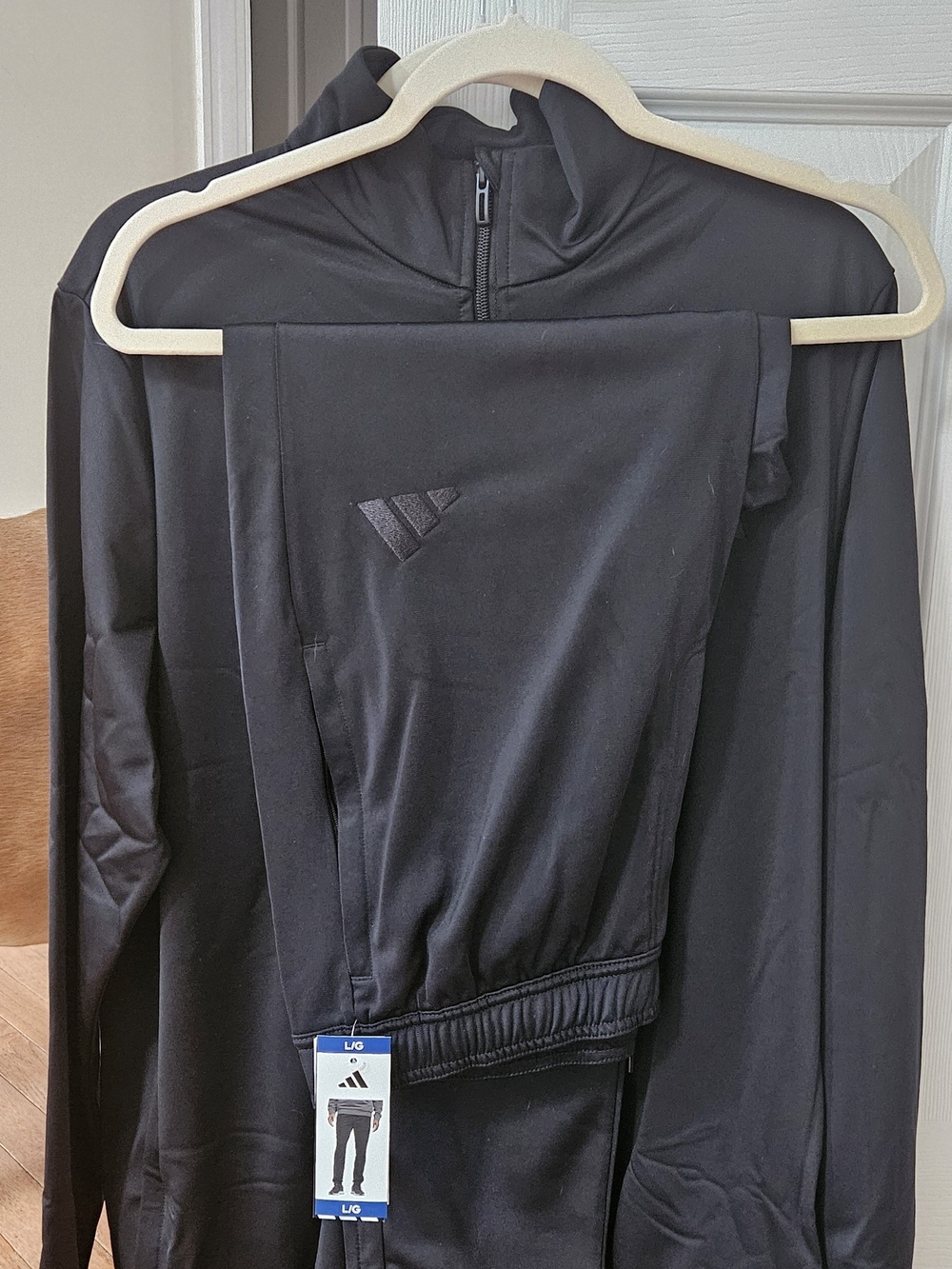 Adidas Men's Black Tricot Track Suit